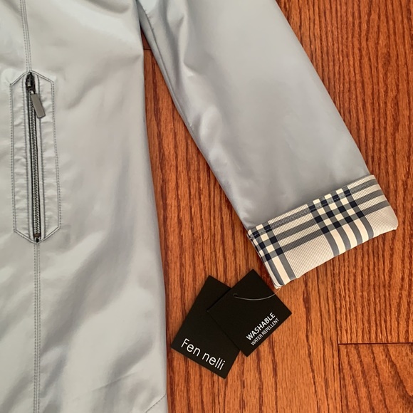 Fen nelli Full Zip Water Resistant Jacket with plaid lining - Picture 15 of 16